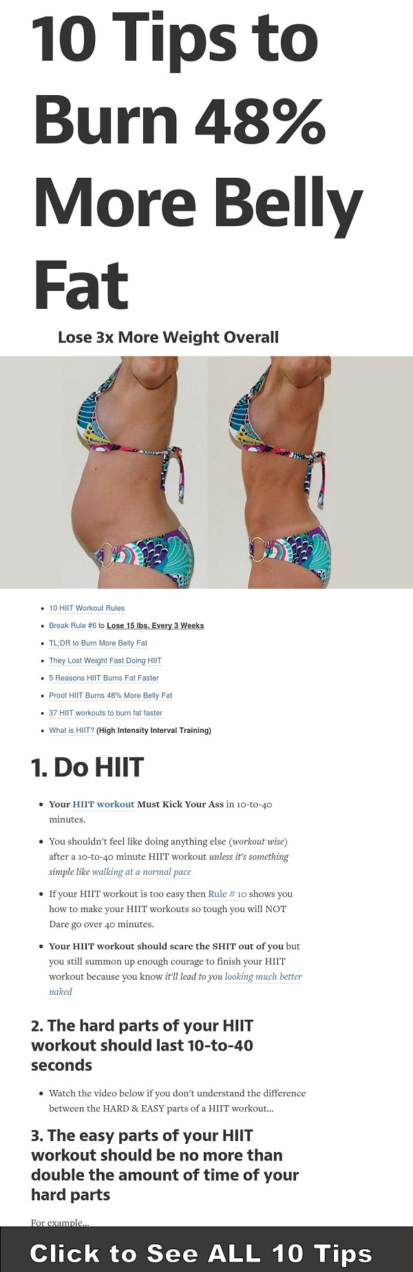 hiit workout for weight loss at home